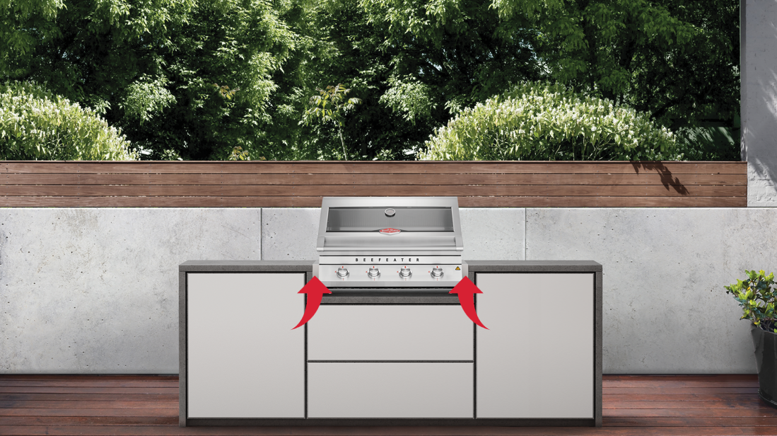 Beefeater 7000 Series Built-In Bracket Set