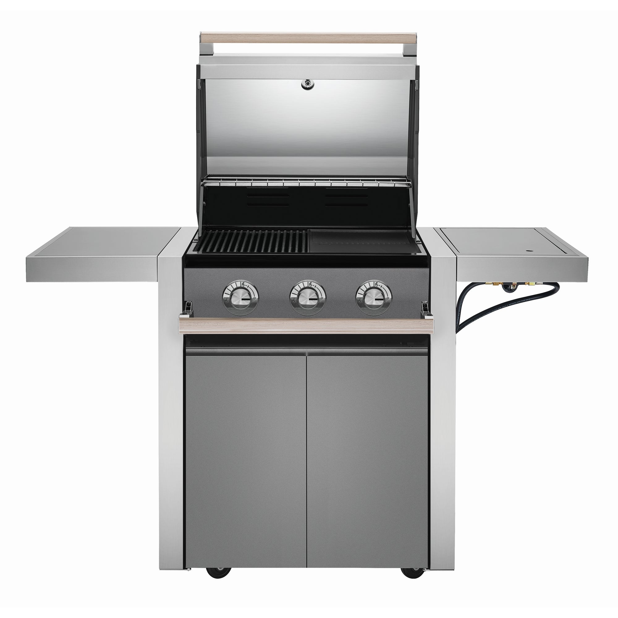 Beefeater 1500 Series - 3 Burner BBQ & Side Burner Trolley