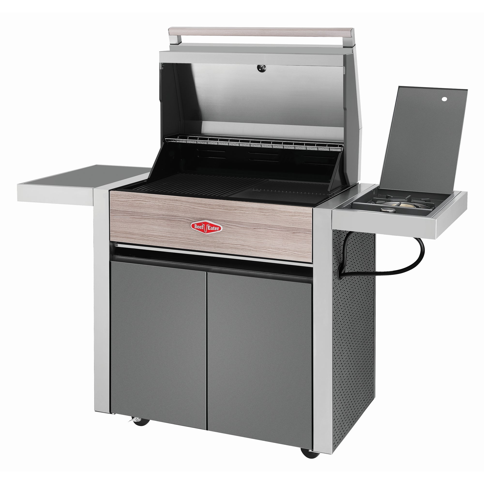 Beefeater 1500 Series - 4 Burner BBQ & Side Burner Trolley