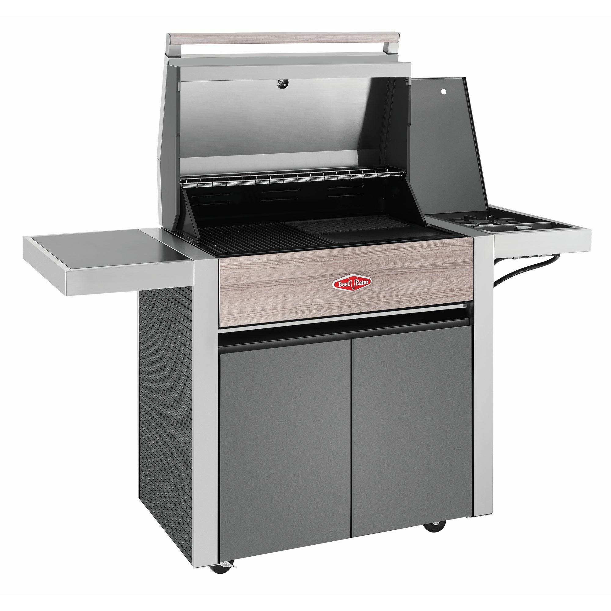 Beefeater 1500 Series - 4 Burner BBQ & Side Burner Trolley