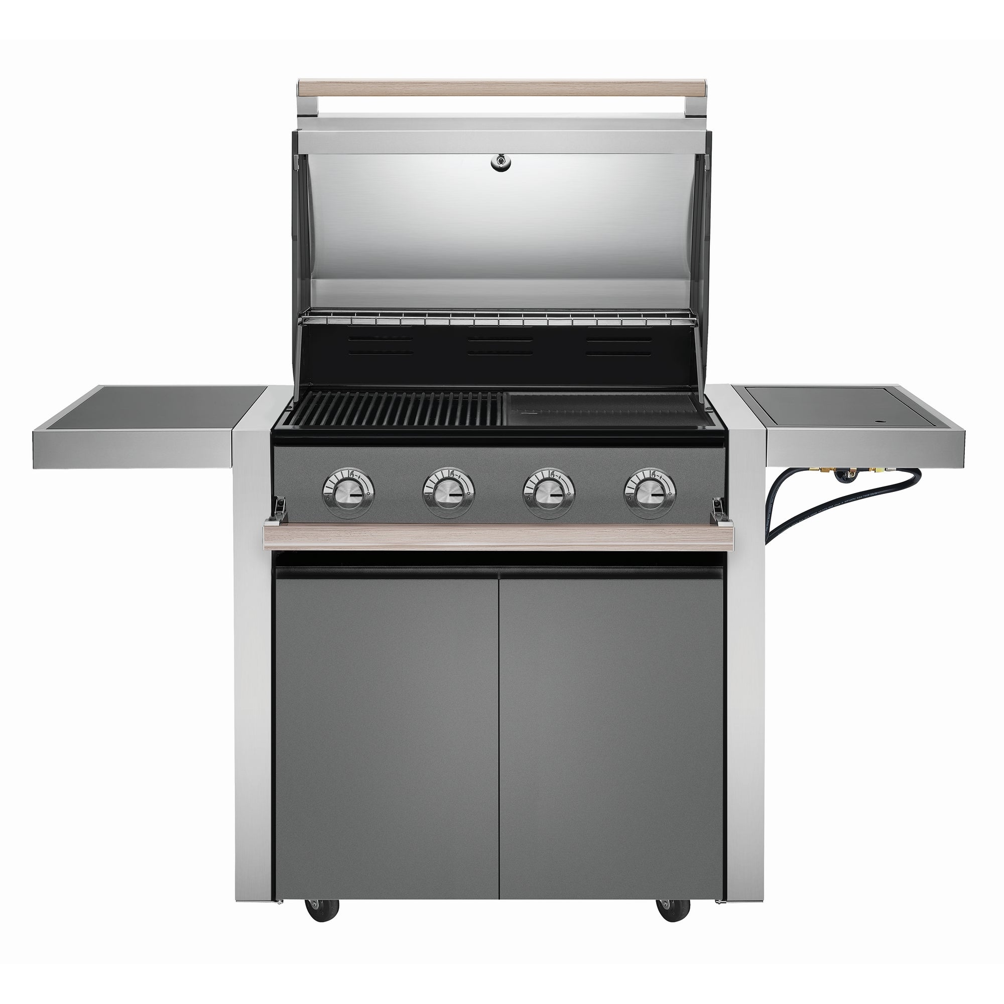 Beefeater 1500 Series - 4 Burner BBQ & Side Burner Trolley