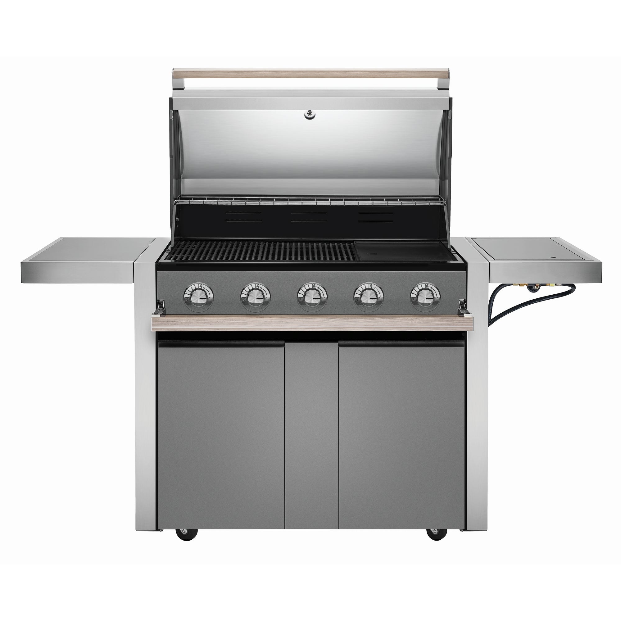 Beefeater 1500 Series - 5 Bnr BBQ & S/Bnr Trolley