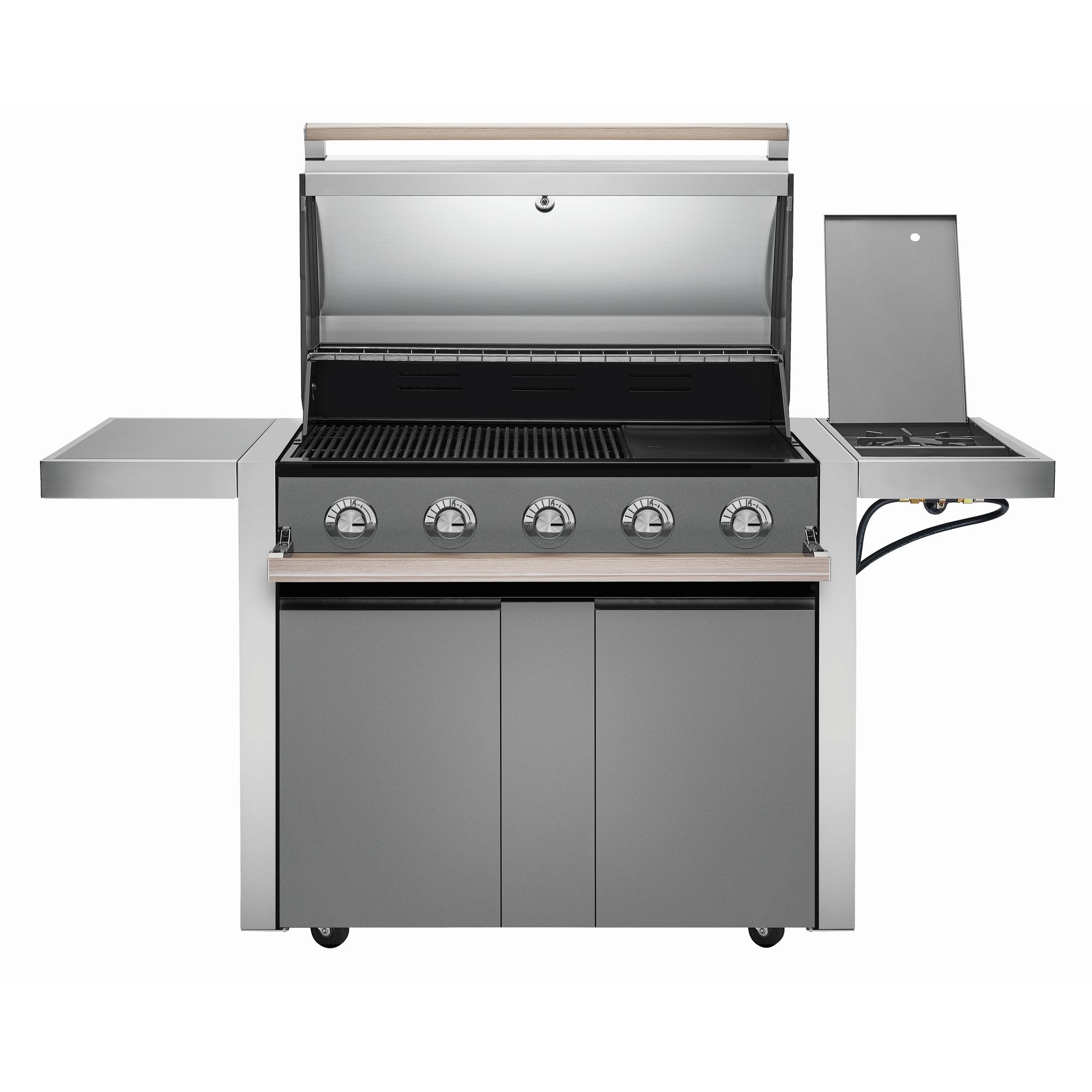 Beefeater 1500 Series - 5 Bnr BBQ & S/Bnr Trolley