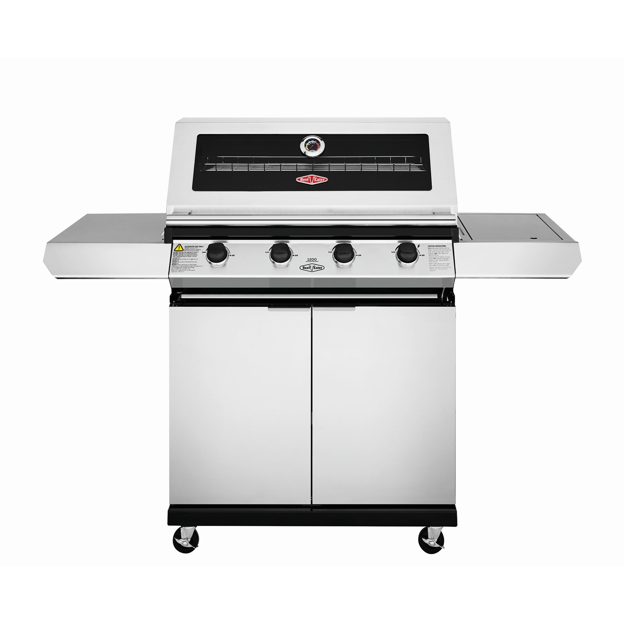 Beefeater 1200S Series - 4 Bnr BBQ & S/Bnr Trolley