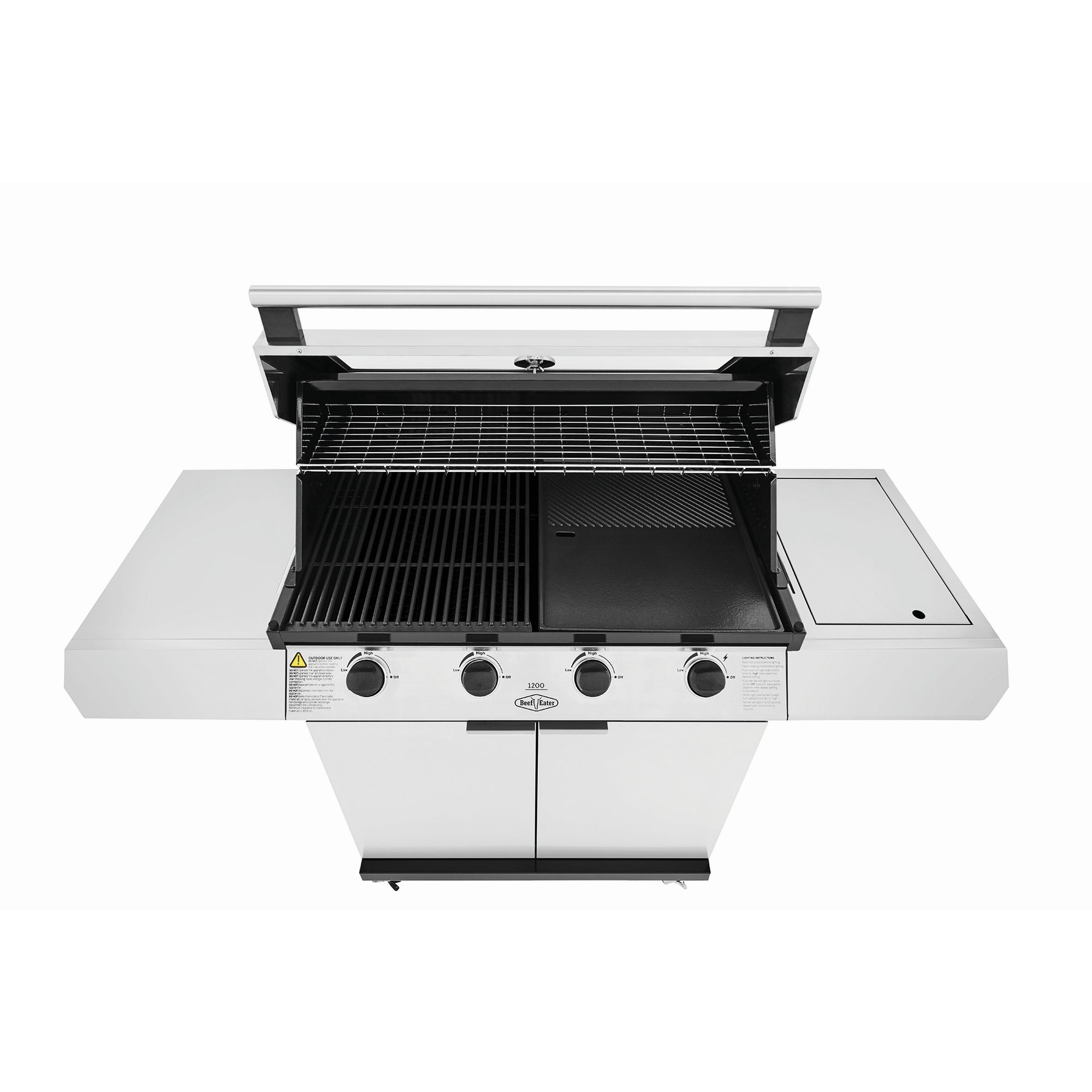 Beefeater 1200S Series - 4 Bnr BBQ & S/Bnr Trolley