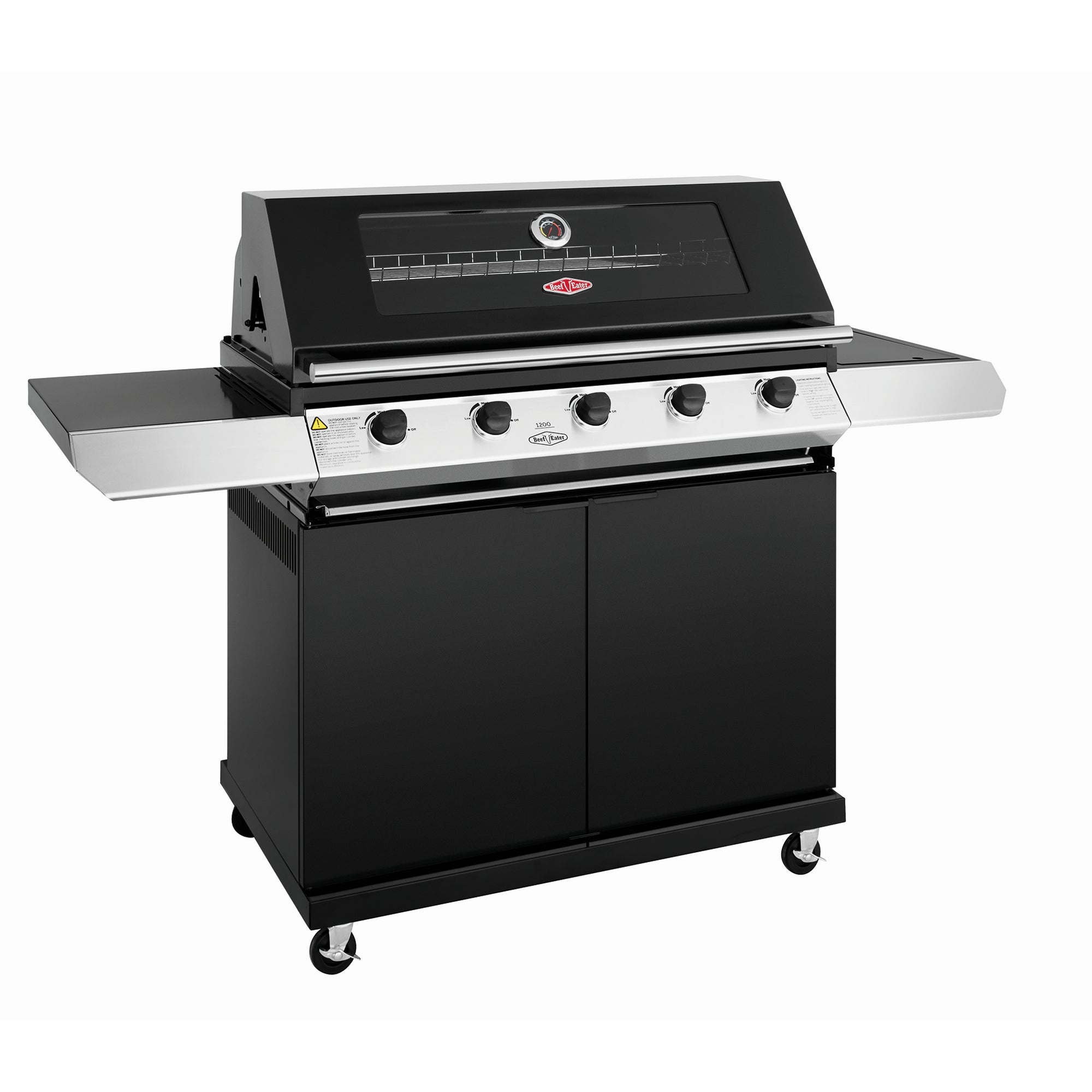 Beefeater 1200E Series - 5 Bnr BBQ & S/Bnr Trolley