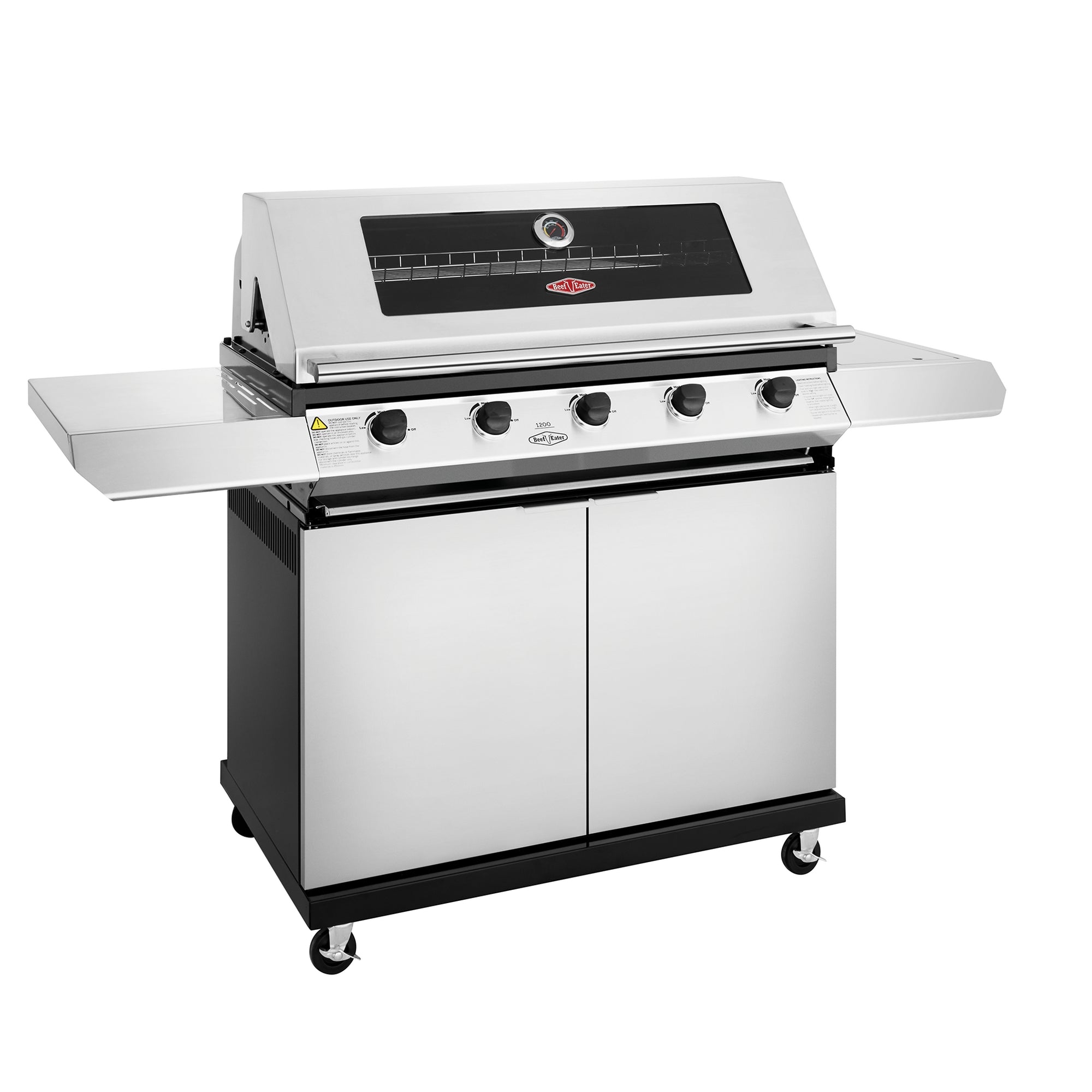 Beefeater 1200S Series - 5 Bnr BBQ & S/Bnr Trolley