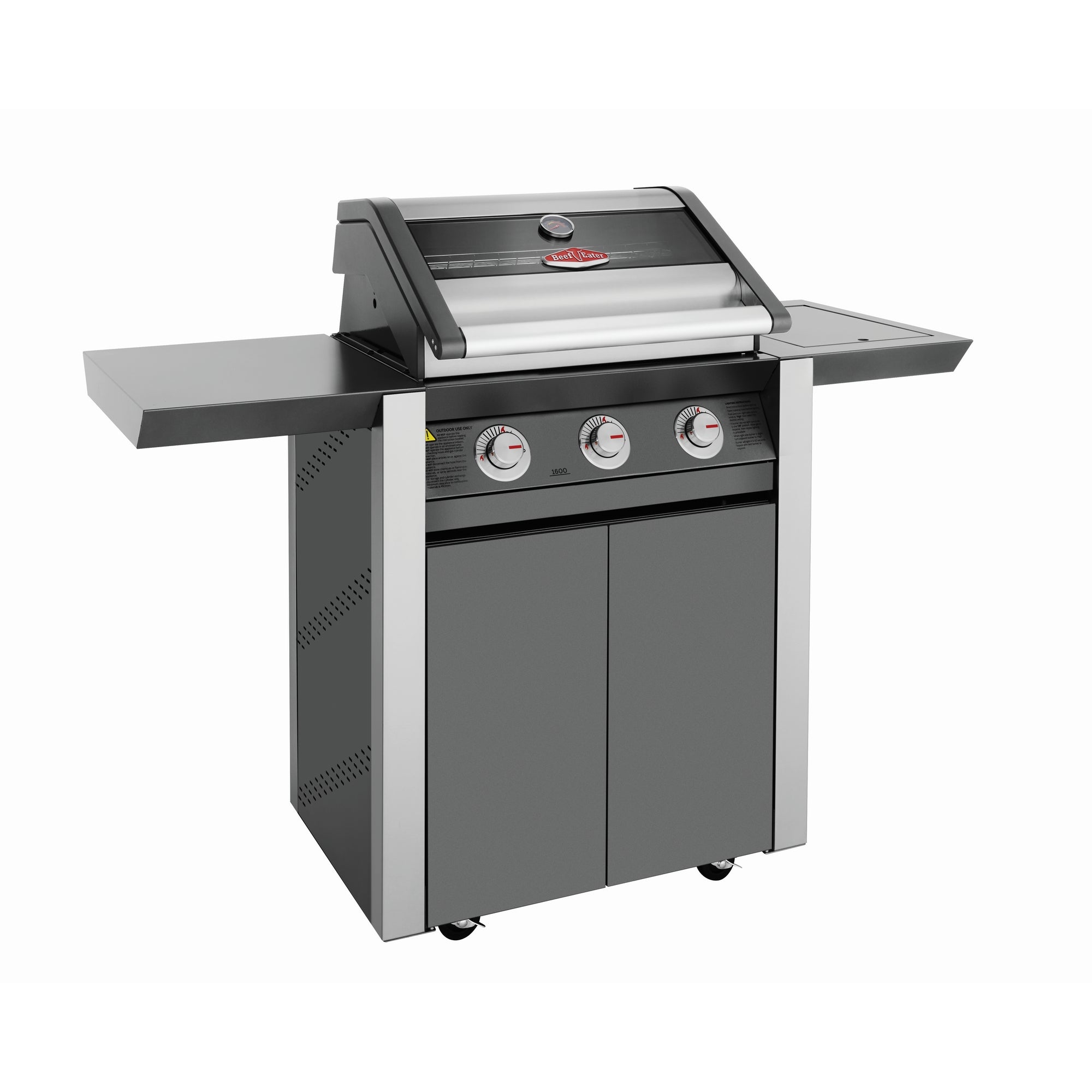 Beefeater 1600E Series - 3 Bnr BBQ & S/Bnr Trolley