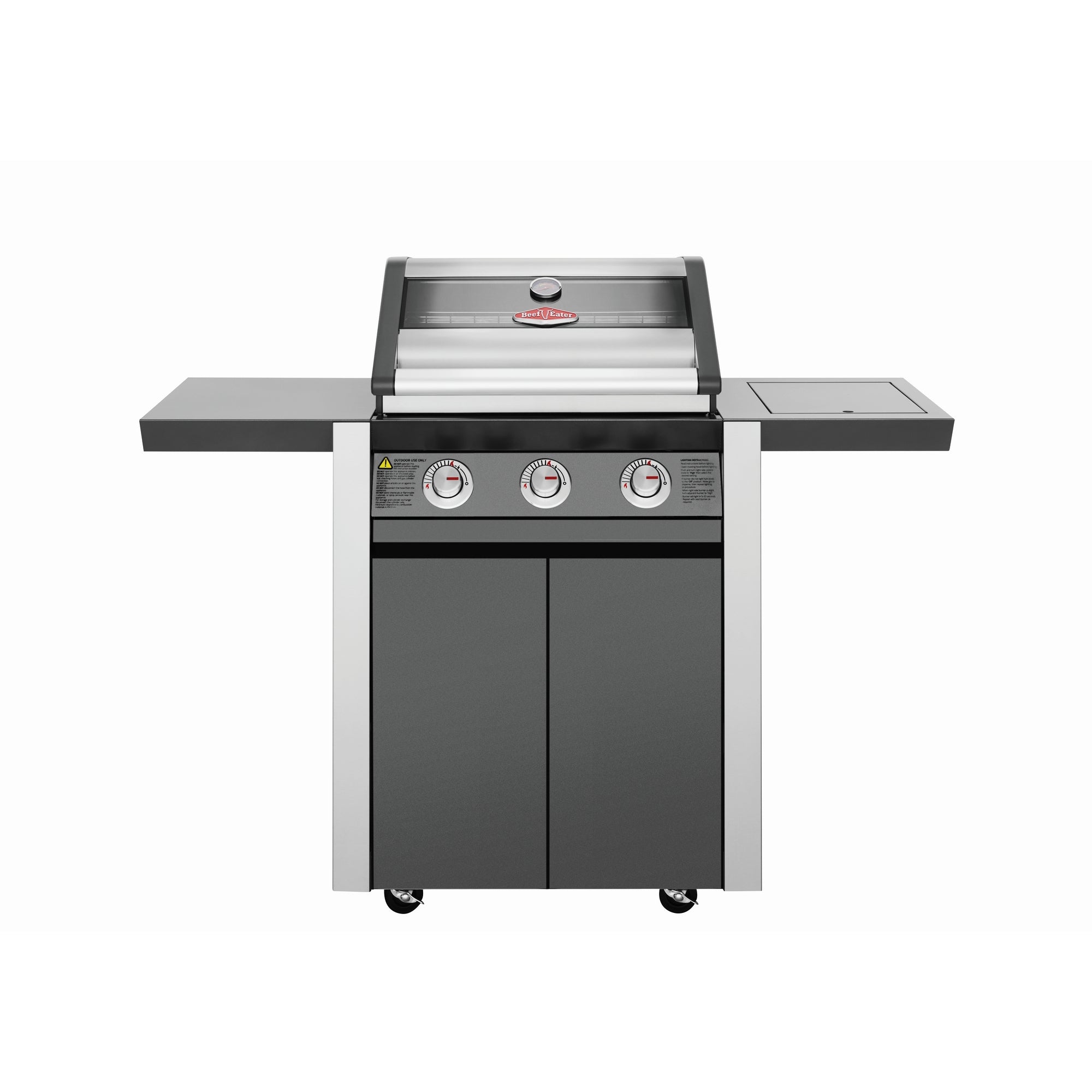 Beefeater 1600E Series - 3 Bnr BBQ & S/Bnr Trolley