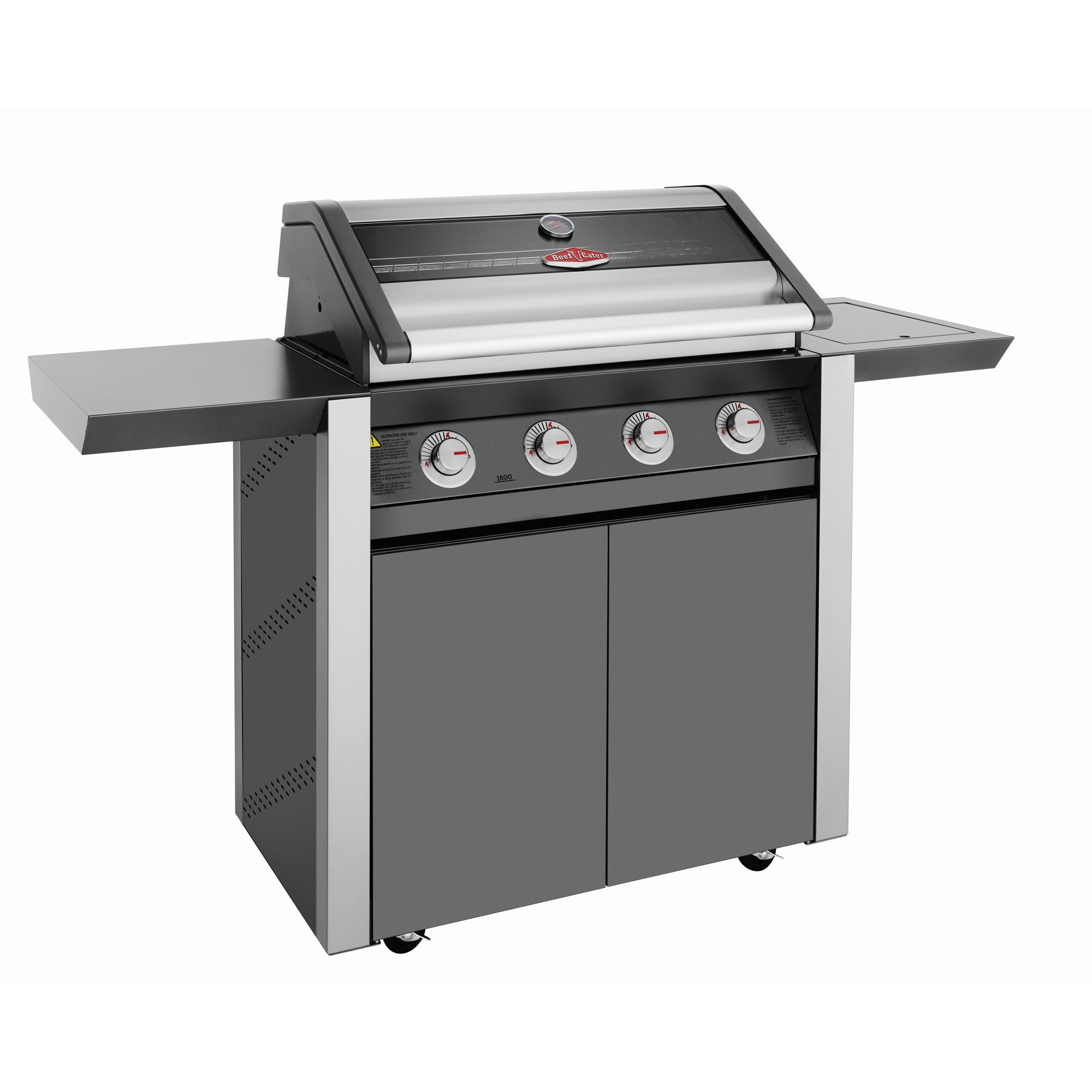 Beefeater 1600E Series - 4 Bnr BBQ & S/Bnr Trolley