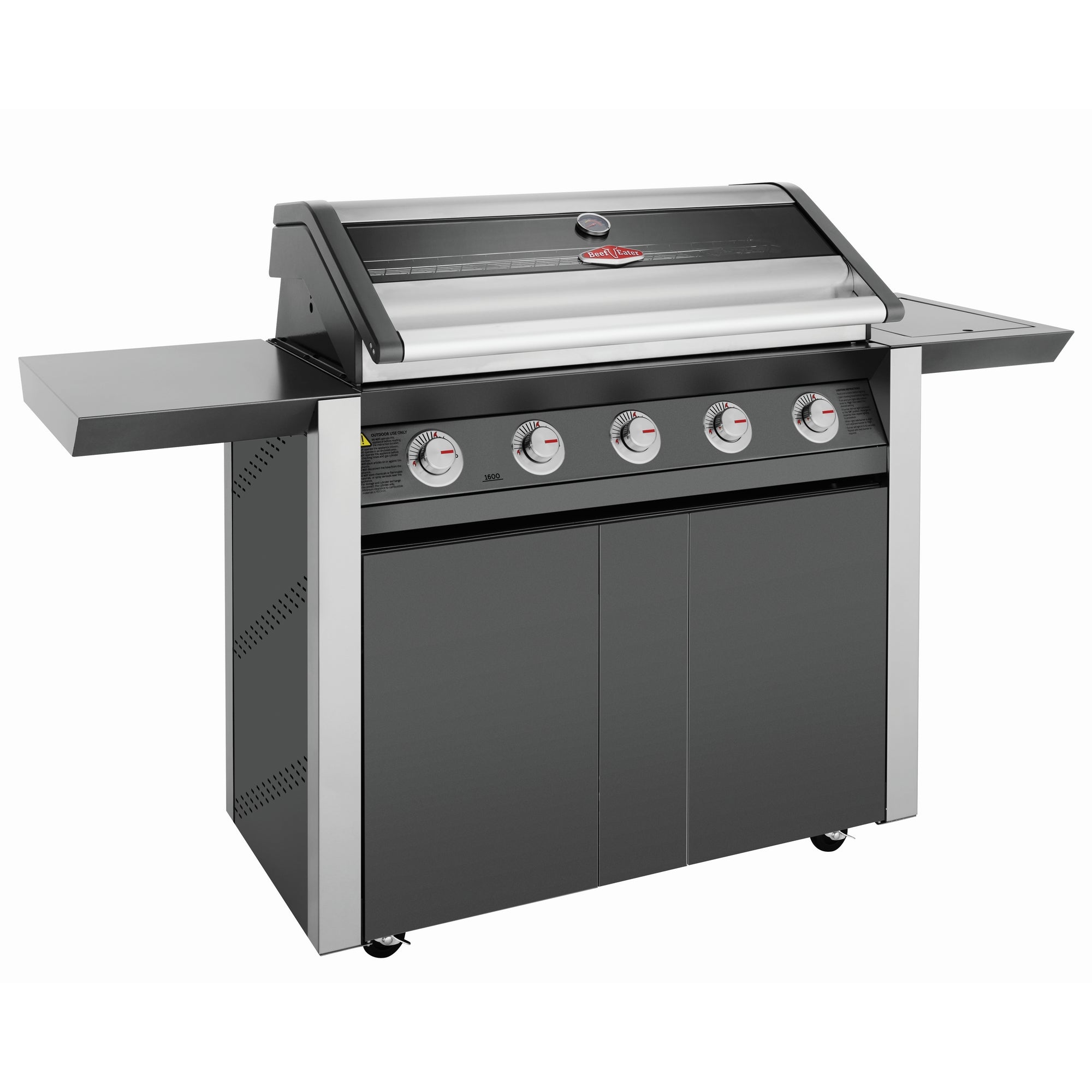 Beefeater 1600E Series - 5 Bnr BBQ & S/Bnr Trolley