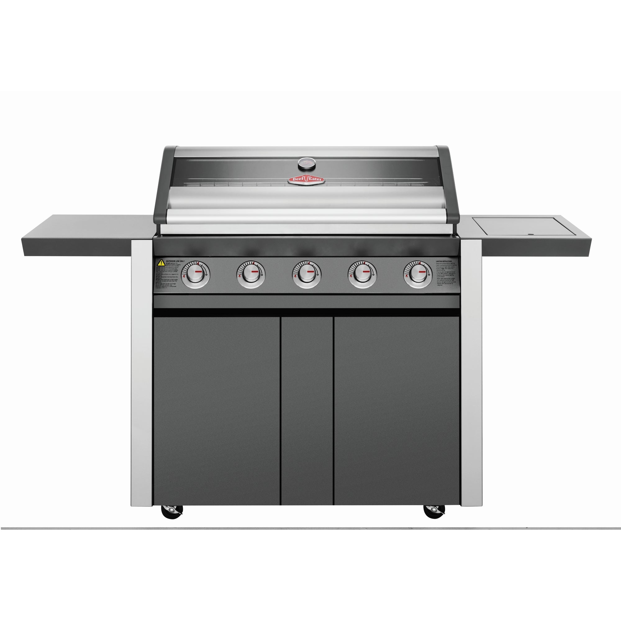 Beefeater 1600E Series - 5 Bnr BBQ & S/Bnr Trolley