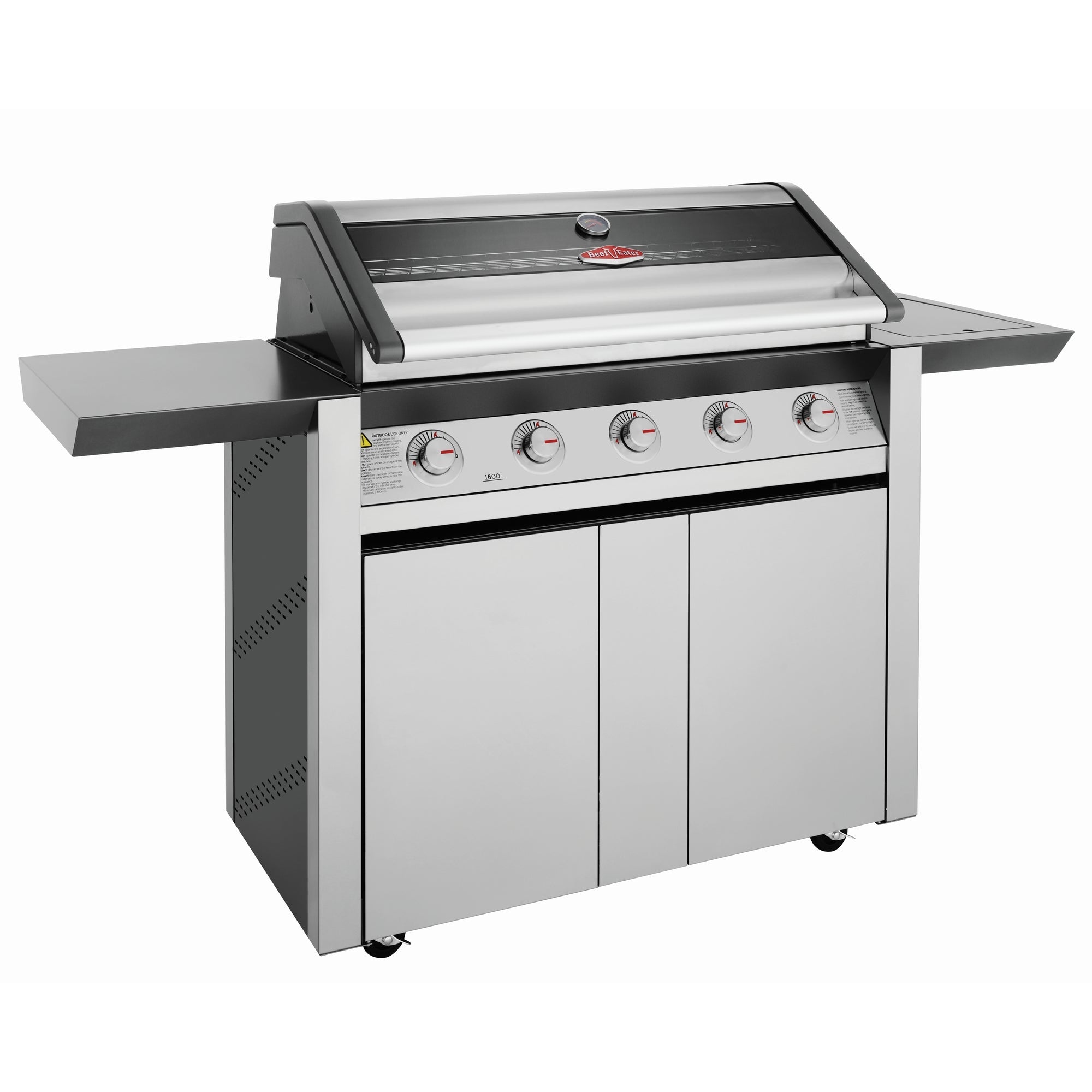 Beefeater 1600S Series - 5 Bnr BBQ & S/Bnr Trolley