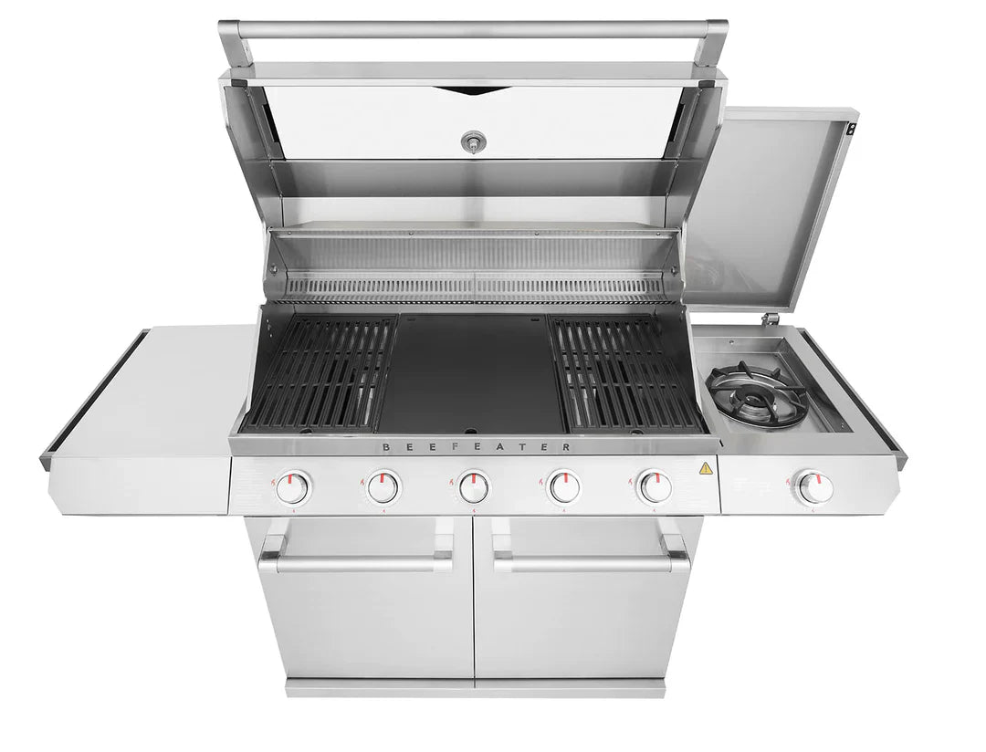 Beefeater 7000 Series Classic 5 Burner BBQ & Side Burner Trolley