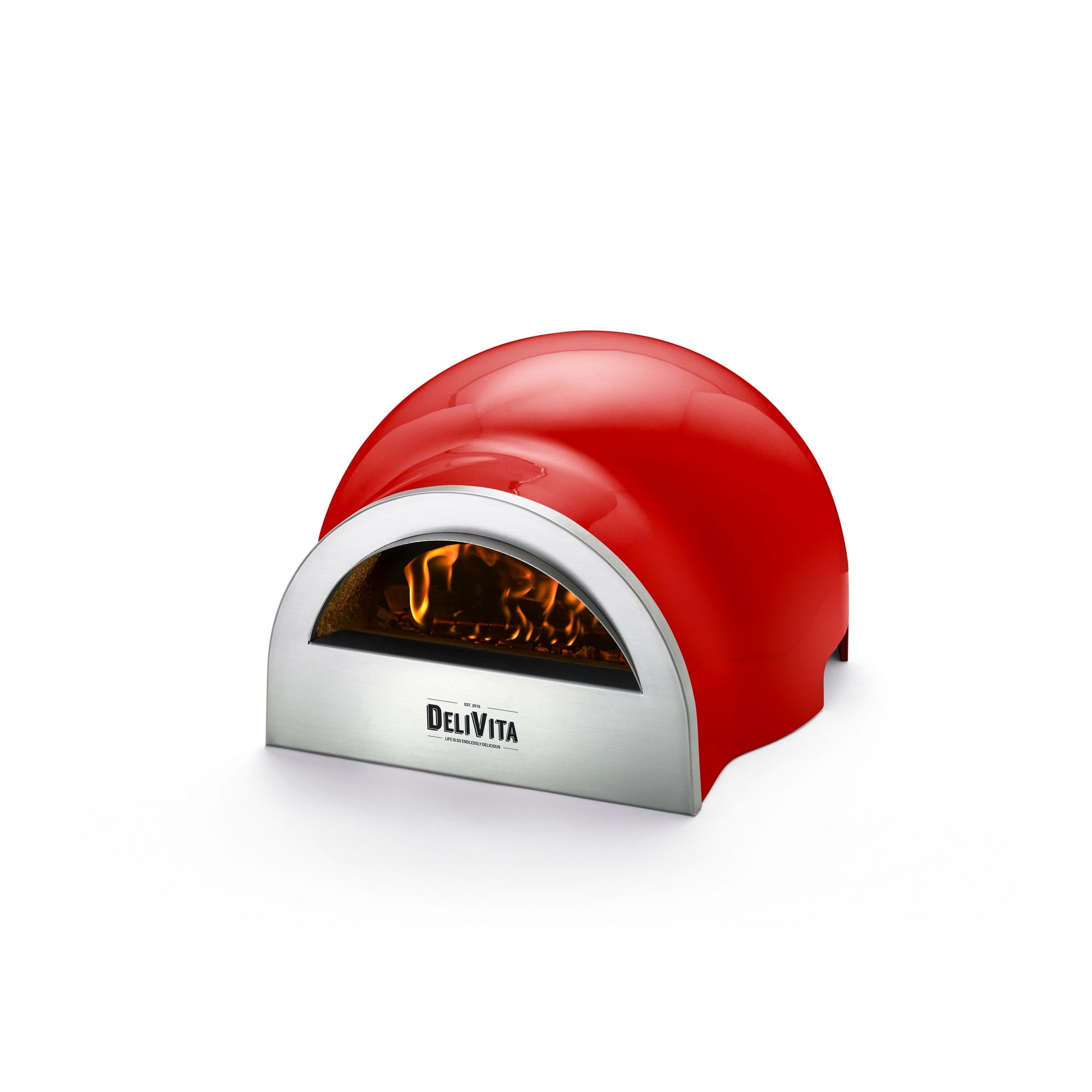 DeliVita Pizza Oven - Chilli Red