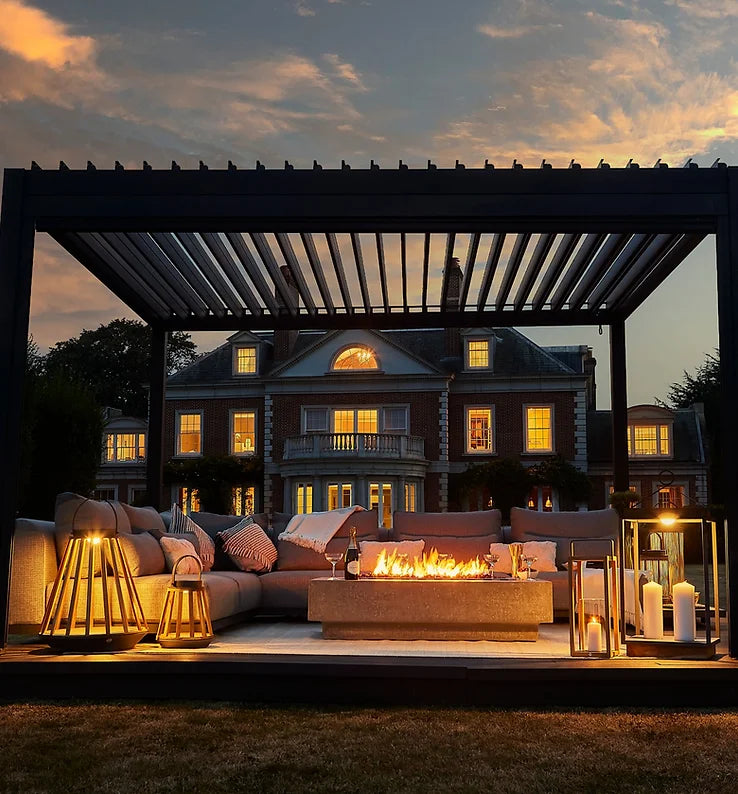 Rota Louvered Pergola 3.6 x 4m