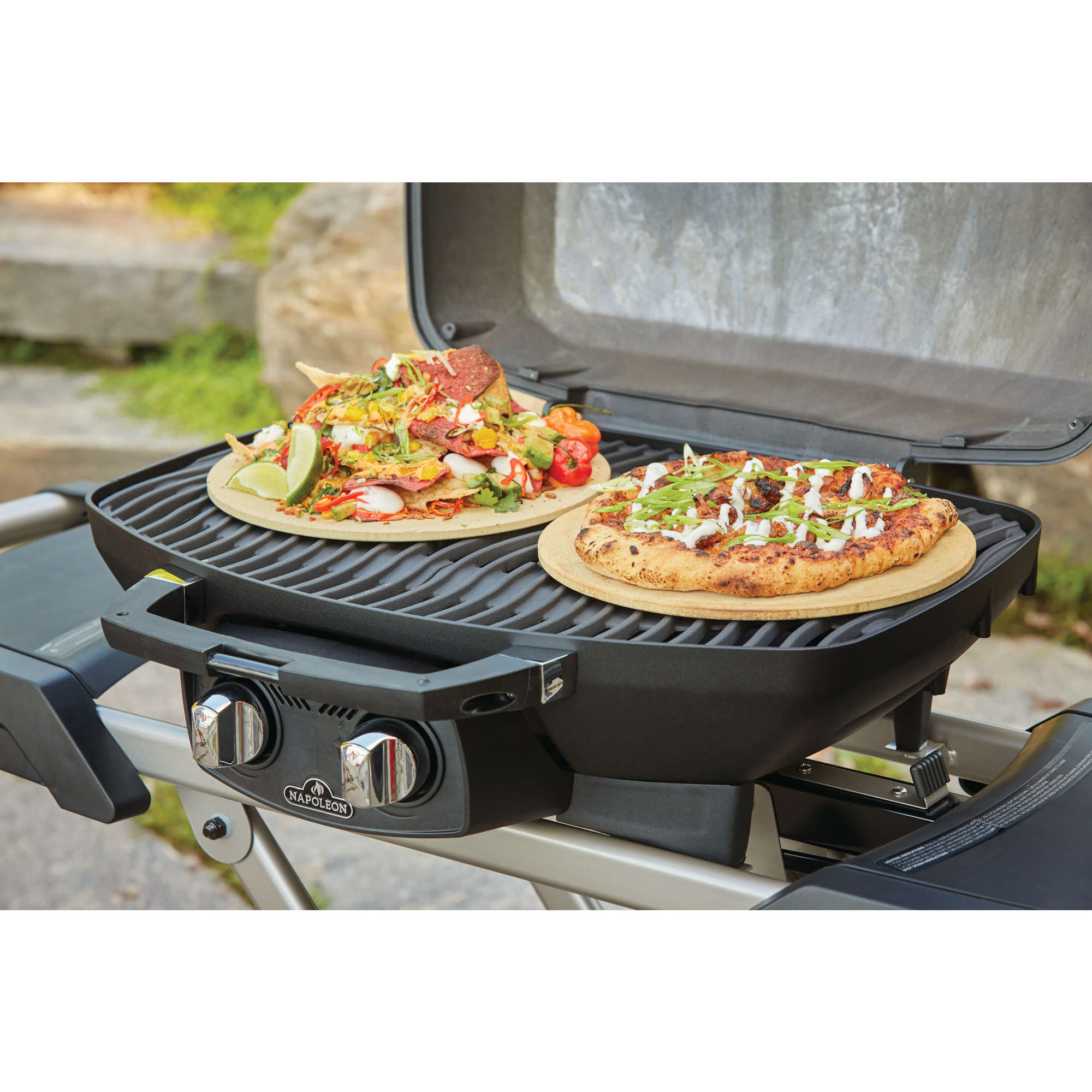Napoleon TravelQ™ PRO285X Portable Propane Gas Grill with Scissor Cart Black