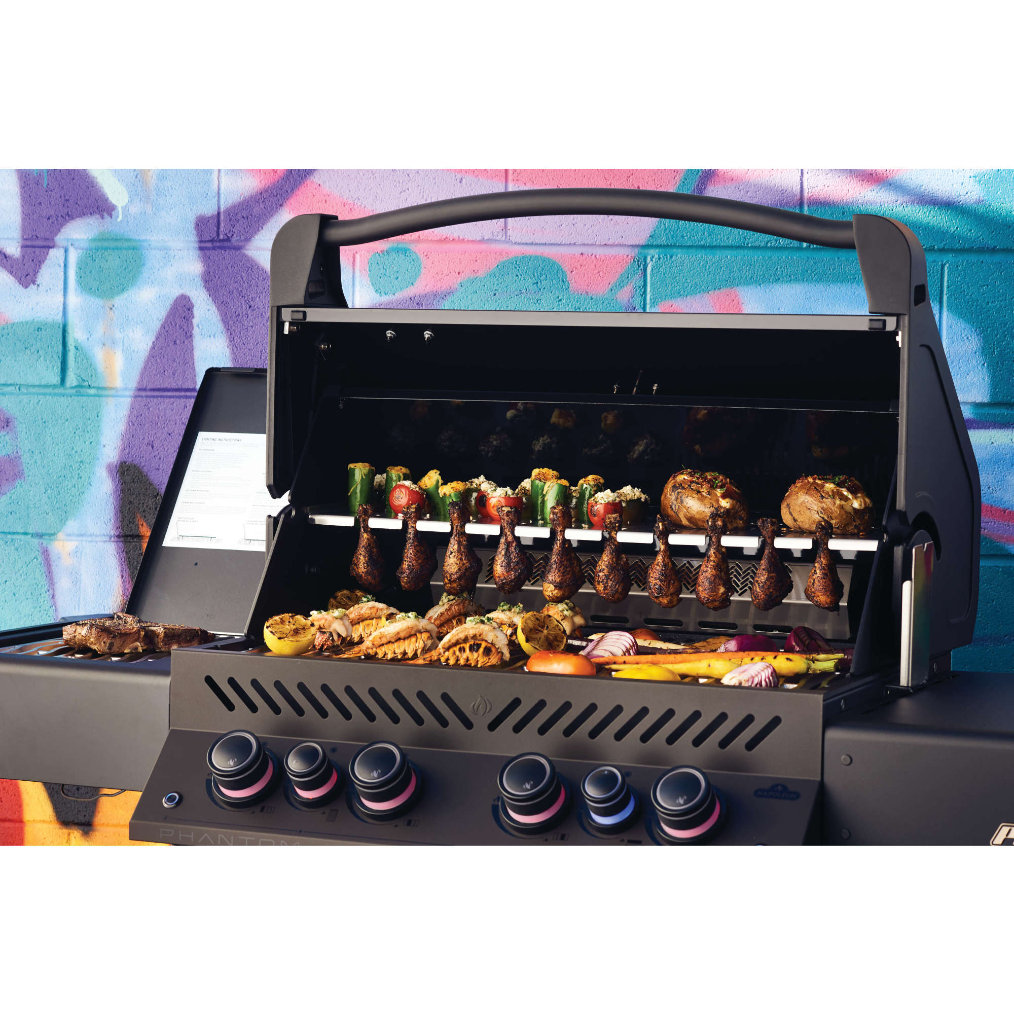 Napoleon PHANTOM Prestige® 500 Gas Grill with Infrared Side and Rear Burner