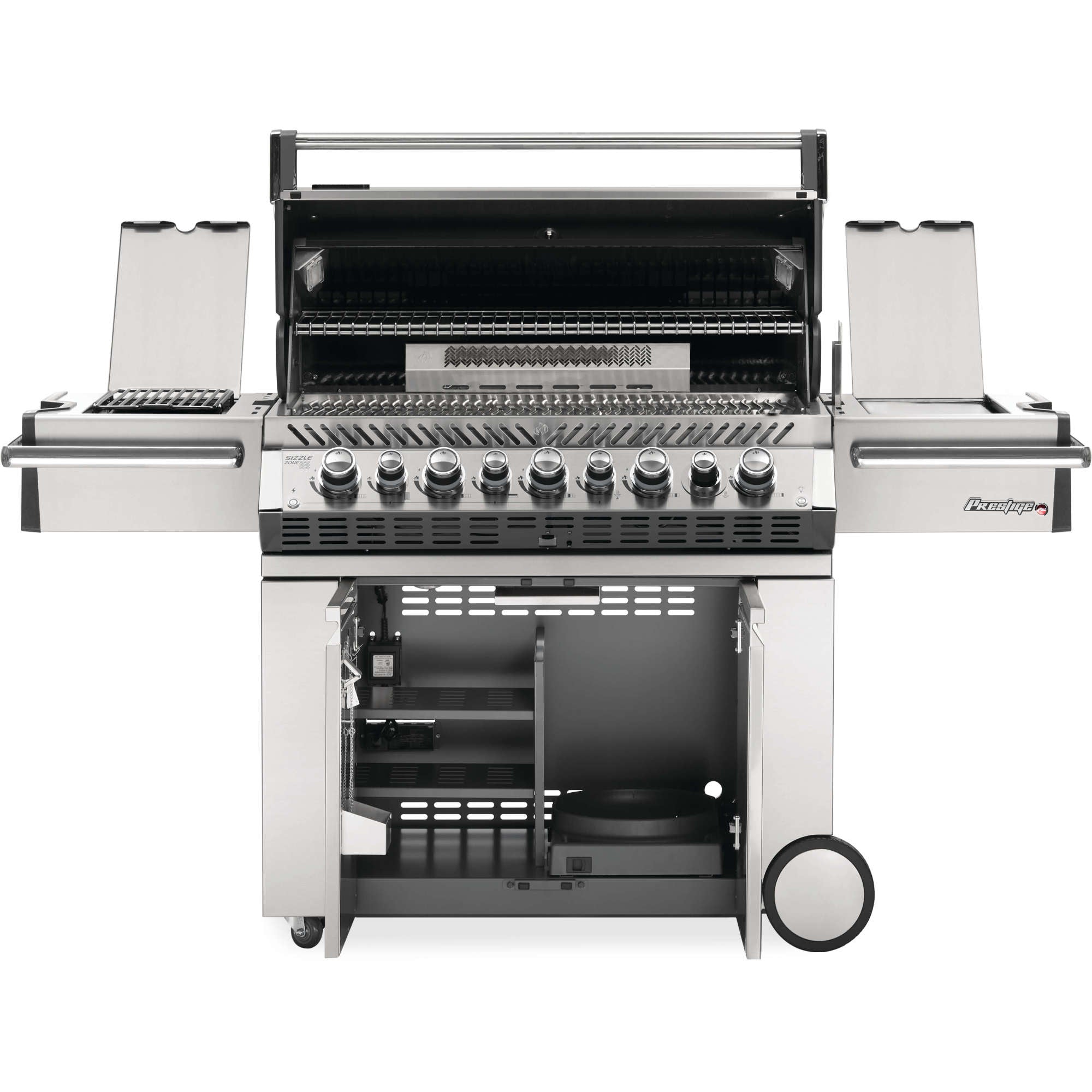 Napoleon Prestige PRO™ 665 Propane Gas Grill with Infrared Rear and Side Burners, Stainless Steel