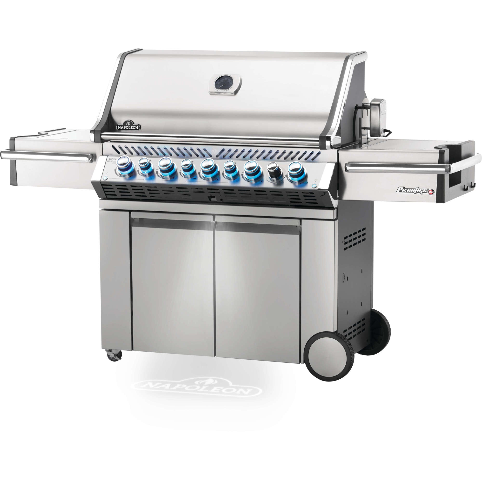 Napoleon Prestige PRO™ 665 Propane Gas Grill with Infrared Rear and Side Burners, Stainless Steel