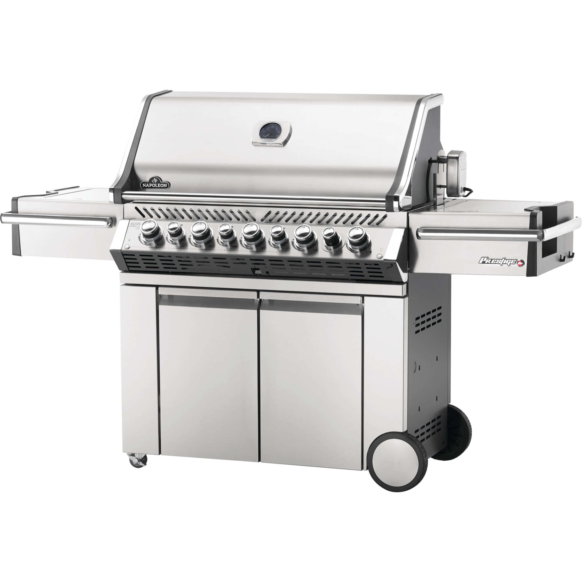 Napoleon Prestige PRO™ 665 Propane Gas Grill with Infrared Rear and Side Burners, Stainless Steel