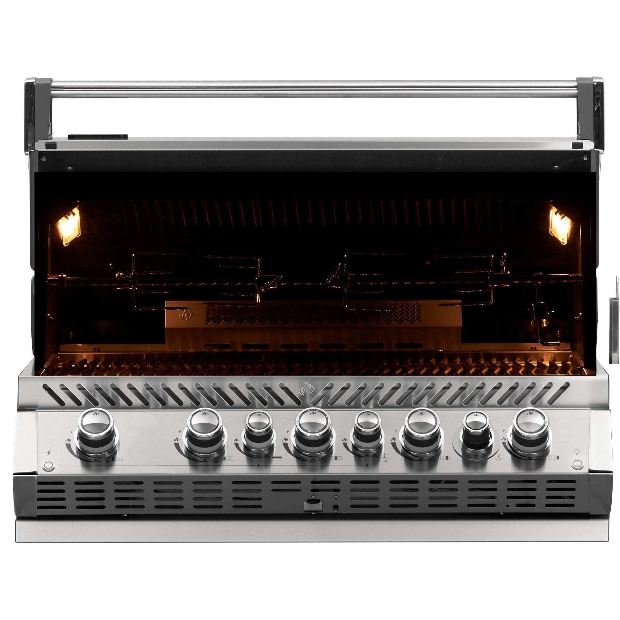 Napoleon Built-in Prestige PRO™ 665 Natural Gas Grill Head with Infrared Rear Burner, Stainless Steel