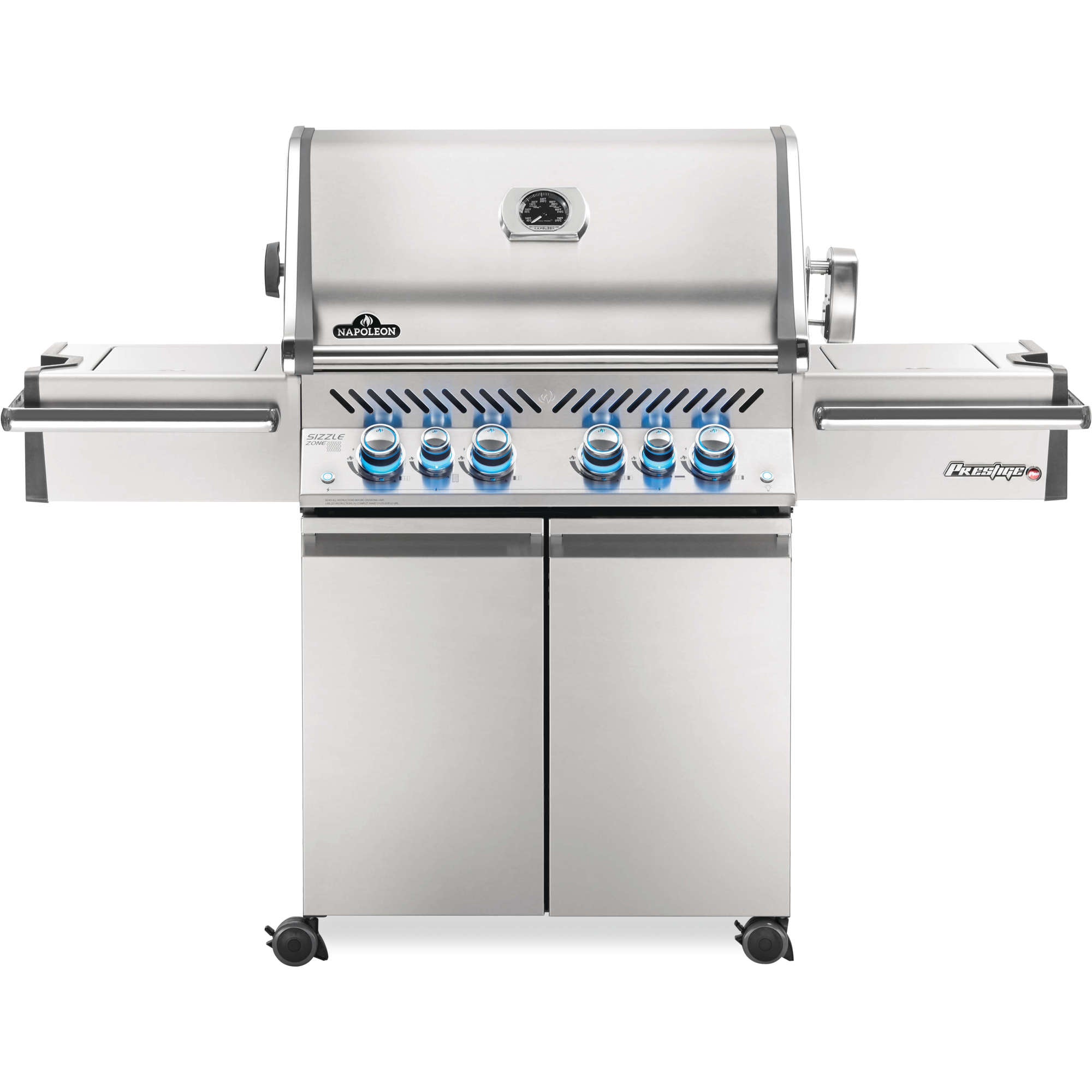 Napoleon Prestige PRO™ 500 Natural Gas Grill with Infrared, Side Burners Stainless Steel