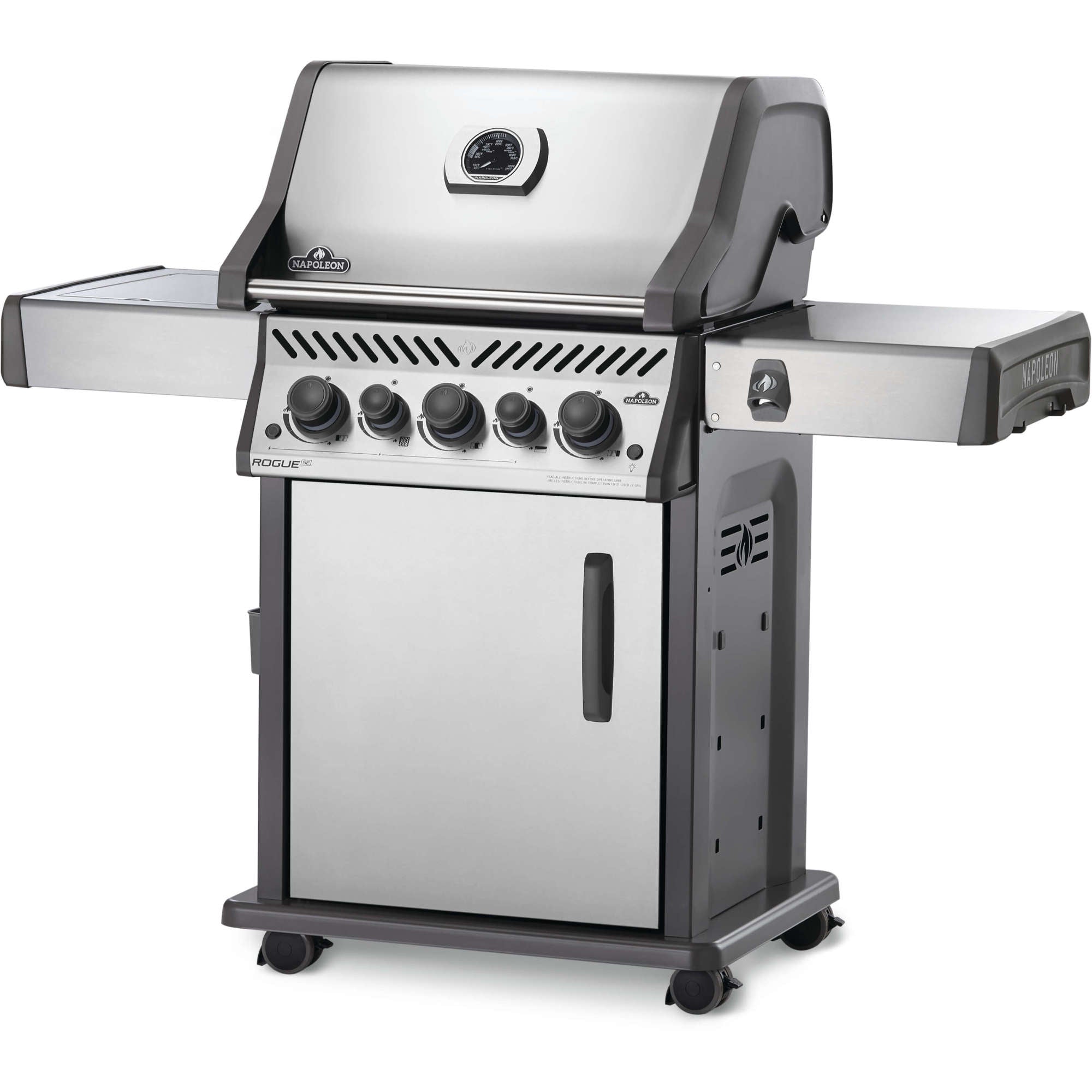 Napoleon Rogue® SE 425 Propane Gas Grill with Infrared Rear and Side Burners, Stainless Steel
