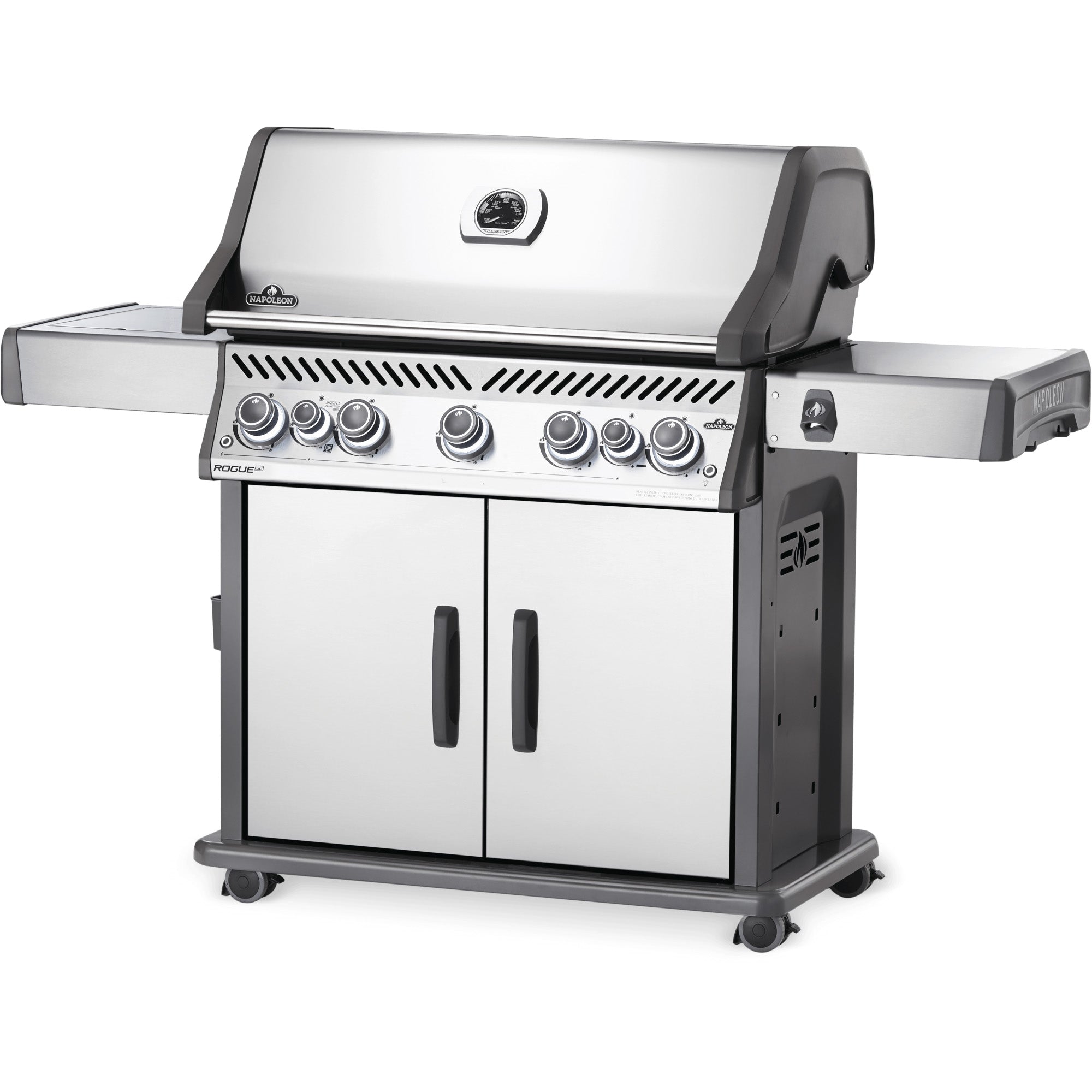 Napoleon Rogue® SE 625 Propane Gas Grill with Infrared Rear and Side Burners, Stainless Steel