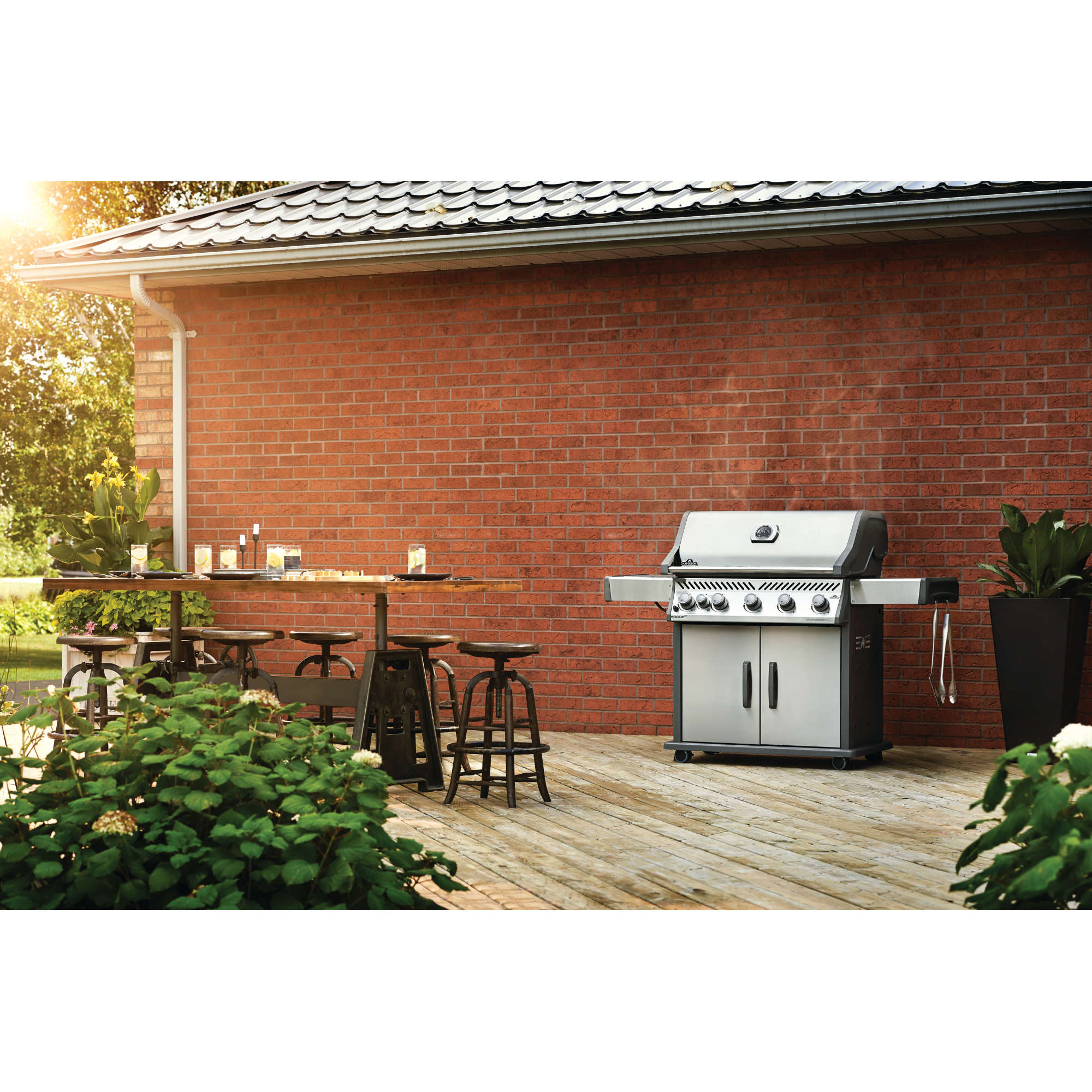 Napoleon Rogue® SE 625 Propane Gas Grill with Infrared Rear and Side Burners, Stainless Steel