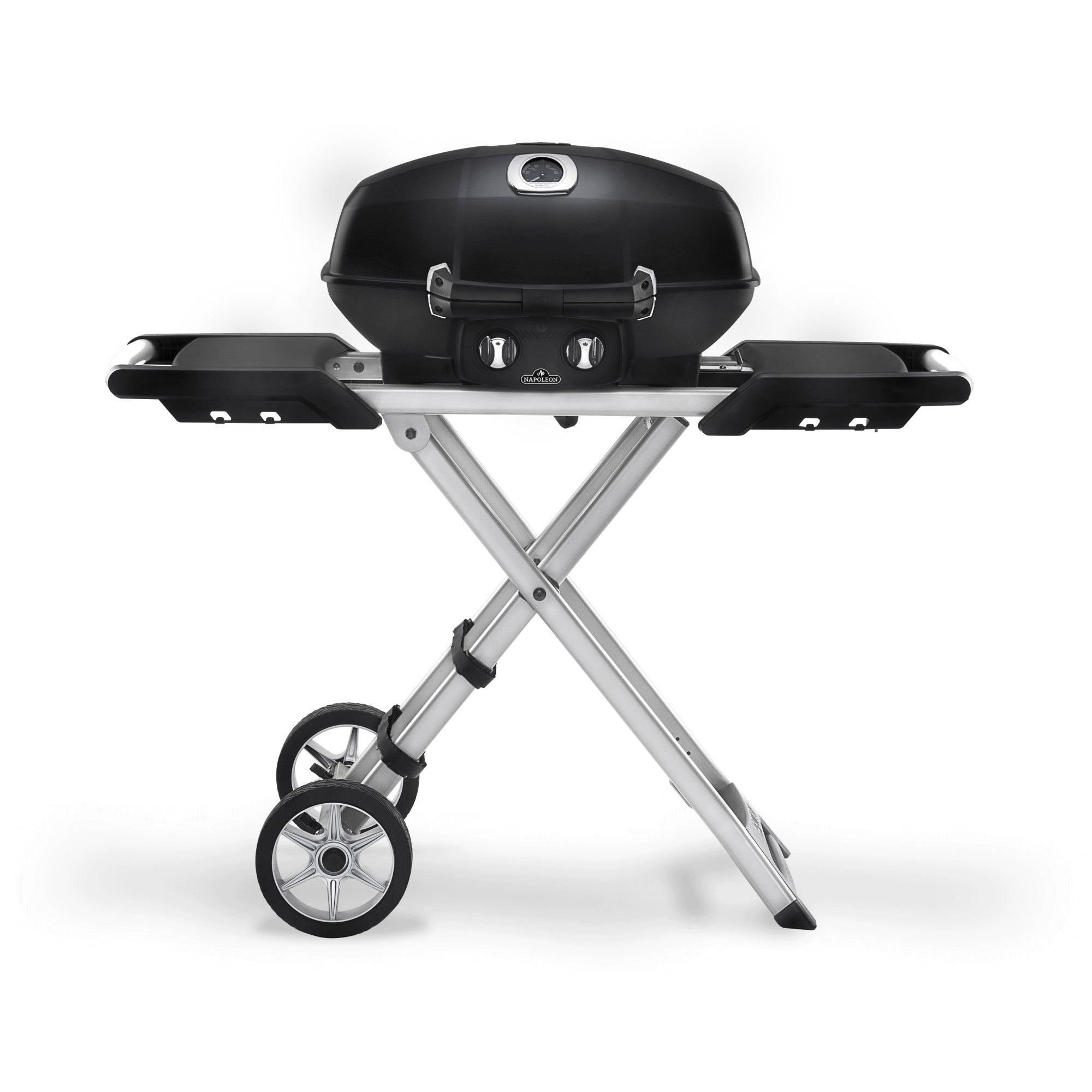 Napoleon TravelQ™ PRO285X Portable Propane Gas Grill with Scissor Cart Black