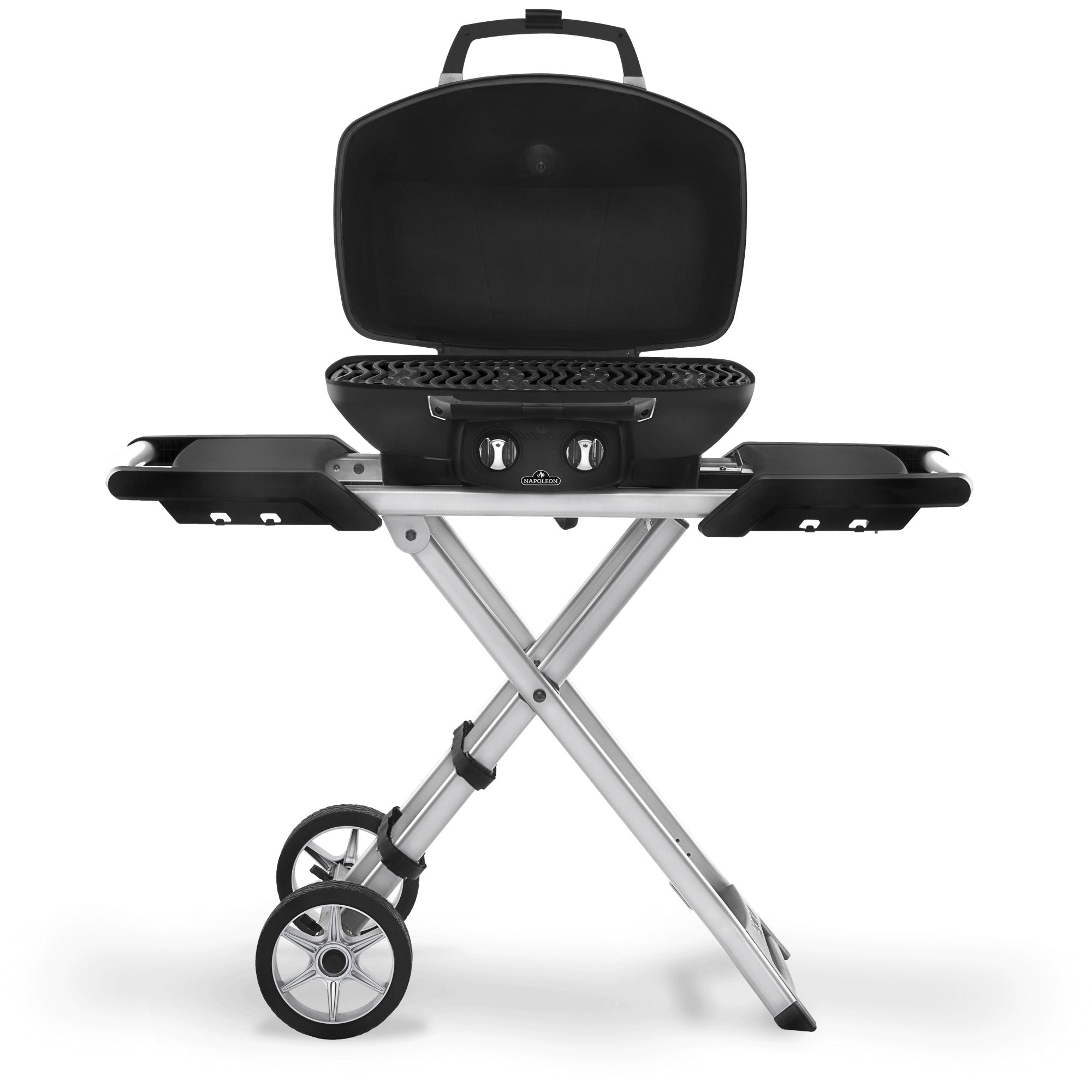 Napoleon TravelQ™ PRO285X Portable Propane Gas Grill with Scissor Cart Black